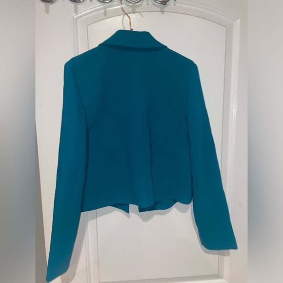 New! Amanda Uprichard Helsa Jacket with buckle in Jewel ✨Small NWOT! - Picture 8 of 10